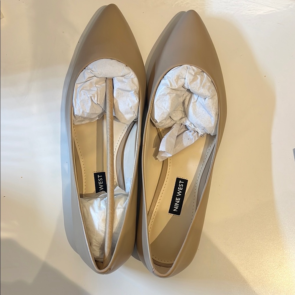 Brand New - Nine West Women's Beige Flats